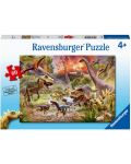 Παιδικό παζλ Ravensburger 60 κομμάτια -Η μάχη των δεινοσαύρων - 1t