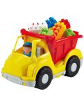 Παιδικό παιχνίδι Ecoiffier - Ανατρεπόμενο φορτηγό και τούβλα, ποικιλία - 1t