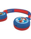 Παιδικά ακουστικά Lexibook - Paw Patrol HPBT010PA, ασύρματα, μπλε - 3t