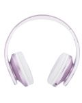 Παιδικά ακουστικά PowerLocus - P2, ασύρματα, άσπρα/μωβ - 3t