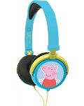 Παιδικά ακουστικά Lexibook - Peppa Pig HP015PP, μπλε - 1t
