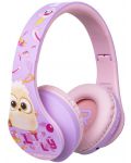 Παιδικά ακουστικά PowerLocus - P2 Kids Angry Birds,ασύρματη, ροζ/μωβ - 2t