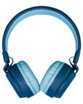 Παιδικά ακουστικά PowerLocus - Louise&Mann 3, ασύρματα, μπλε - 2t
