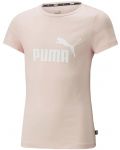 Παιδική  μπλούζα  Puma - Essential Logo, 4-5 ετών, ροζ  - 1t