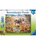 Παιδικό παζλ Ravensburger 100 XXL κομμάτια -Αφρικανικό σαφάρι - 1t