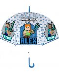 Παιδική ομπρέλα Coriex Minecraft -Λευκό και μπλε - 1t