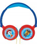 Παιδικά ακουστικά Lexibook - Paw Patrol HP015PA, μπλε/κόκκινο - 2t