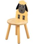 Παιδική ξύλινη καρέκλα Bigjigs - Πρόβατο - 1t