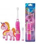 Ηλεκτρική οδοντόβουρτσα  Brush Baby - Kidzsonic, Unicorn	 - 2t