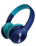 Παιδικά ακουστικά PowerLocus - PLED, ασύρματα, μπλε - 3t