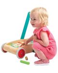 Παιδική  ξύλινη περπατούρα  Tender Leaf Toys - Με χρωματιστά μπλοκάκια  - 5t