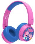 Παιδικά ακουστικά OTL Technologies - Peppa Pig Dance,ασύρματη, ροζ/μπλε - 1t