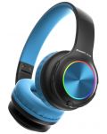 Παιδικά ακουστικά  PowerLocus - PLED, ασύρματα ,μαύρο/μπλε - 2t