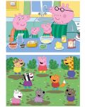 Παιδικό ξύλινο παζλ Educa 2 х 25 κομμάτια - Peppa Pig - 2t