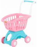 Παιδικό καρότσι αγορών Polesie Toys, ροζ - 1t