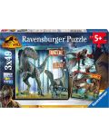 Детски пъзел Ravensburger 3 x 49 κομμάτια - Κυριαρχία στον Jurassic World - 1t