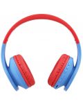 Παιδικά ακουστικά με μικρόφωνο PowerLocus - P1, ασύρματα, κόκκινα - 2t