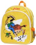 Παιδικό σακίδιο πλάτης Pippi - Η Πίπη Φακιδομύτη ζωγραφίζει ,κίτρινο  - 1t
