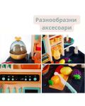 Παιδική κουζίνα Buba - Ροζ, 65 τεμάχια - 4t
