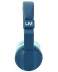 Παιδικά ακουστικά PowerLocus - Louise&Mann 3, ασύρματα, μπλε - 4t