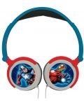 Παιδικά ακουστικά Lexibook - Avengers HP010AV, μπλε/κόκκινο - 2t