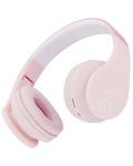 Παιδικά ακουστικά με μικρόφωνο  PowerLocus - P1, ασύρματα, ροζ - 2t
