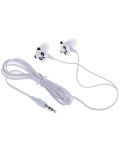 Παιδικά ακουστικά με μικρόφωνο I-Total - Panda Collection 11083, λευκό - 1t