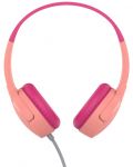 Παιδικά ακουστικά με μικρόφωνο Belkin - SoundForm Mini, ροζ - 2t
