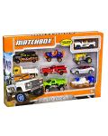 Παιδικό σετ Mattel Matchbox -9 αυτοκινητάκια, ποικιλία  - 1t