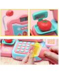 Παιδική ταμειακή μηχανή Buba - Με αξεσουάρ, ροζ - 3t