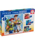 Παιδικό παζλ Educa 4 σε 1 - Disney Pixar - 1t