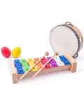 Παιδικό μουσικό σετ Woody - Ξύλινα όργανα - 2t