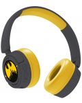 Παιδικά ακουστικά OTL Technologies -Batman Gotham City,ασύρματο, μαύρο/κίτρινο - 3t