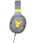 Παιδικά ακουστικά OTL Technologies - Pro G1 Pikachu, γκρι - 2t