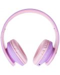 Παιδικά ακουστικά PowerLocus - P2 Kids Angry Birds,ασύρματη, ροζ/μωβ - 5t