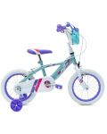 Παιδικό ποδήλατο Huffy - Glimmer, 14'', μπλε-μωβ - 2t