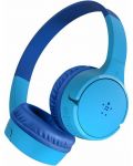Παιδικά ακουστικά με μικρόφωνο Belkin - SoundForm Mini, ασύρματα, μπλε - 1t