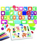Παιδικό παιχνίδι Headu Montessori - Πολύχρωμα πρότυπα - 2t