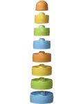 Παιδικό παιχνίδι για διαλογή Green Toys - Πύργος, με 8 κομμάτια - 2t