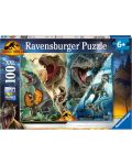 Παιδικό παζλ Ravensburger 100 XXL κομμάτια - Κυριαρχία στον Jurassic World - 1t