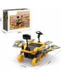 Παιδικό παιχνίδι Raya Toys -Ηλιακό ρομπότ Mars rover για συναρμολόγηση, κίτρινο, 46 μέρη - 2t
