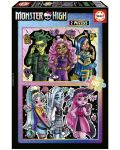 Παιδικό παζλ Educa 2 x 100 κομμάτια - Monster High - 1t