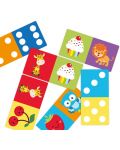 Παιδικά ντόμινο Grafix - Διπλής όψης, 28 κάρτες - 2t