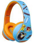 Παιδικά ακουστικά  PowerLocus - P2 Kids Angry Birds,ασύρματη, μπλε/πορτοκαλί - 1t