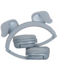 Παιδικά ακουστικά BuddyPhones - PlayEars+ DOG, ασύρματα, γκρι - 4t