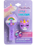 Παιδικό lip balm Martinelia - Unicorn,ρολόι , 2 γεύσεις - 1t