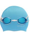 Παιδικό σετ κολύμβησης Speedo - Καπέλο και γυαλιά, μπλε - 1t