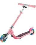 Πατίνι Globber - Flow Foldable Junior Lights, ροζ - 5t