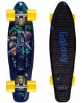 Παιδικό skateboard Qkids - Galaxy, μαύρος γραφίτης - 2t