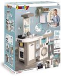 Παιδική κουζίνα 2 σε 1 Smoby - Tefal Studio Utility Kitchen, 36 αξεσουάρ - 9t
